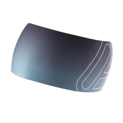 повязка для головы Löffler Elastic Headband Wide OC серая стальная
